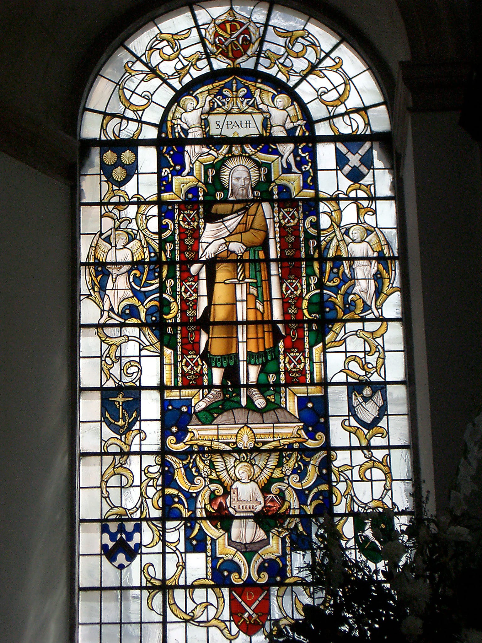 St. Paul window, St. Lawrence Jewry, London, England ©2006 GRevelstoke