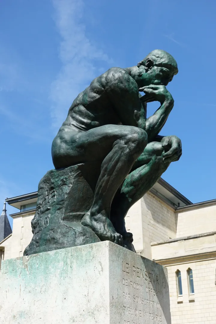 Le Penseur in the garden of Musée Rodin, Paris (Photo credit: CrisNYCa • CC BY-SA 4.0)