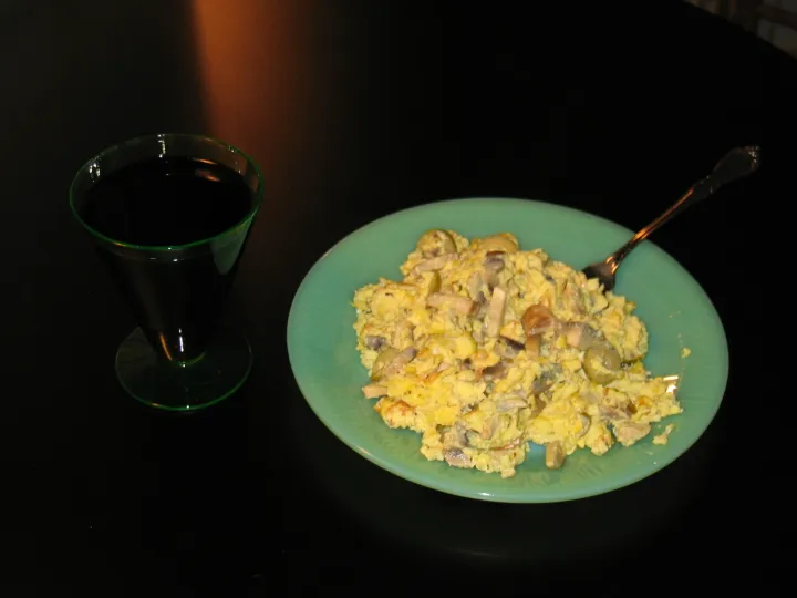 Eggs and a glass of wine (Photo credit: JacquesDemien [TomK] • CC BY 2.0)