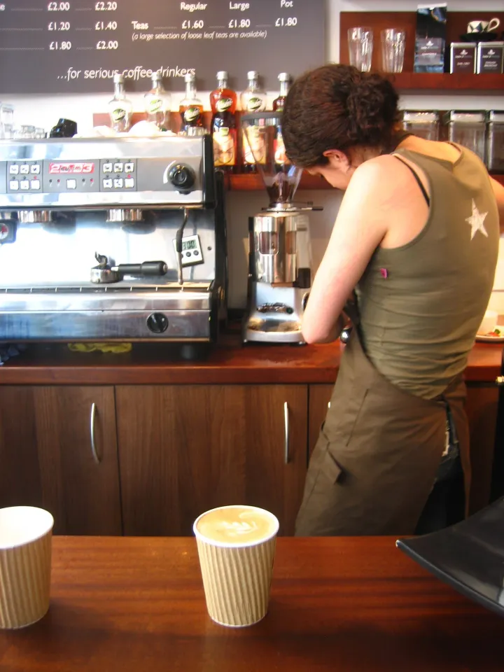 A barista (Photo Credit: Jeremy Keith • CC BY 2.0)
