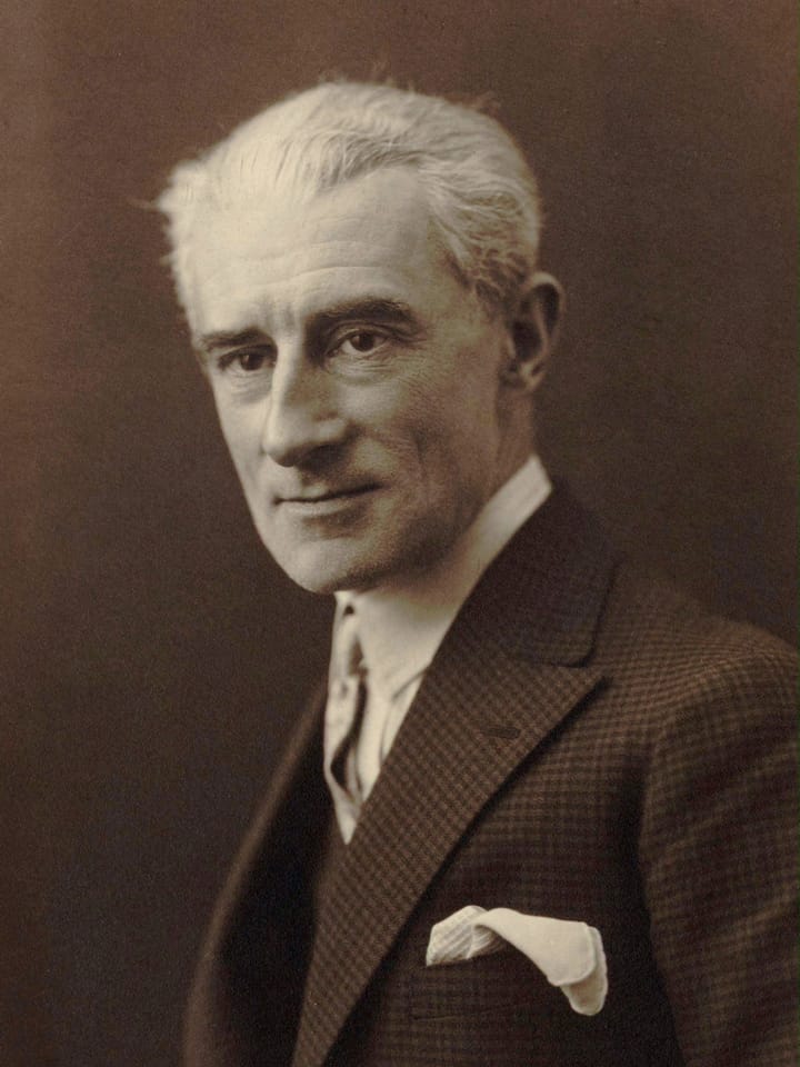 Maurice Ravel, 1925 (public domain)